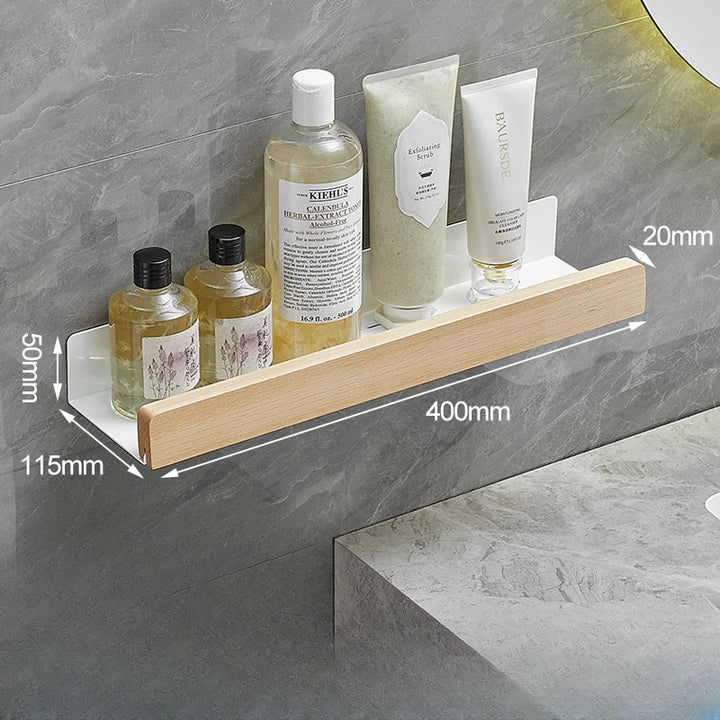 Wooden Kitchen Shelves，Kitchen Spice Rack，Wall-Mounted Punch-Free, Wall wood Storage Shelf， kitchen organizer  corner shelf