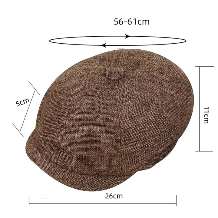 New Vintage Caps Man Hats Golf Driving Sun Flat Cabbie Cap Peaky Blinder for Men Women Summer Spring Autumn Hat