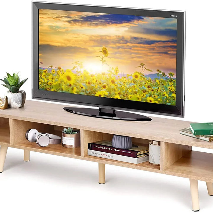 Modern TV Stand with Storage – Fits TVs up to 65